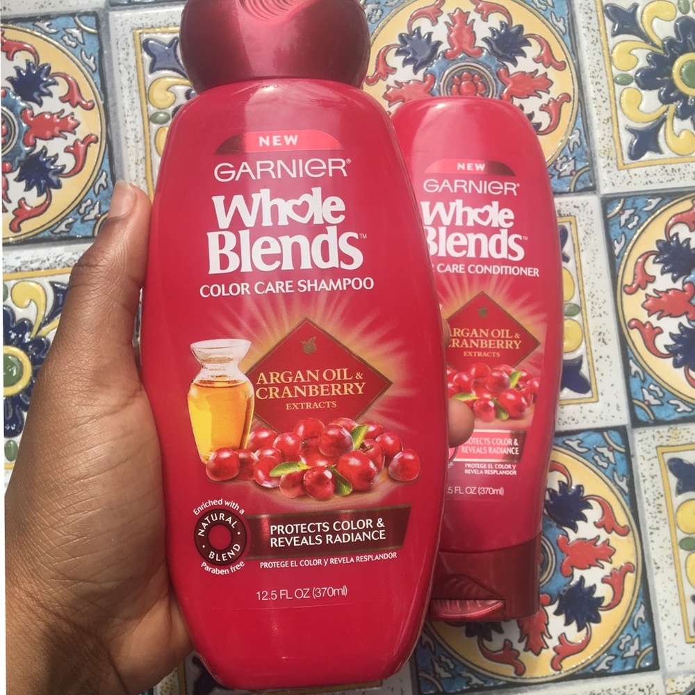 Garnier whole blends shampoo & conditioner
